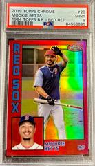 Mookie Betts [Red Refractor] #20 Baseball Cards 2019 Topps Chrome 1984 Baseball Prices