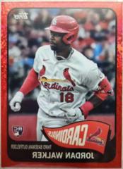 Jordan Walker [SP Variation Inverted Red Hot] #154 Baseball Cards 2023 Topps Archives Prices