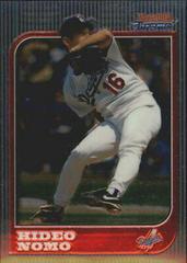 Hideo Nomo #3 Baseball Cards 1997 Bowman Chrome Prices
