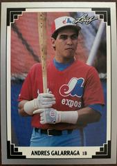 Andres Galarraga #110 Baseball Cards 1991 Leaf Prices