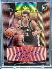 Keldon Johnson [Electric Etch Red] #RA-KJN Basketball Cards 2019 Panini Obsidian Rookie Autographs Prices