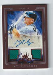 Corey Seager [Autograph Materials Framed Red] Baseball Cards 2015 Panini Diamond Kings Prices