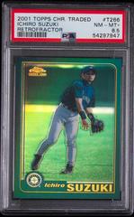 Ichiro Suzuki [Retrofractor] Baseball Cards 2001 Topps Chrome Traded Prices