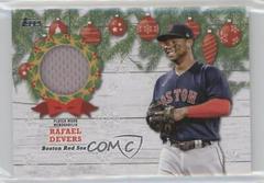 Rafael Devers [Silver Metallic] Baseball Cards 2022 Topps Holiday Relics Prices