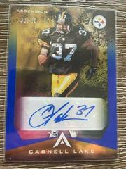 Carnell Lake [Blue] Football Cards 2021 Panini Chronicles Ascension Autographs Prices