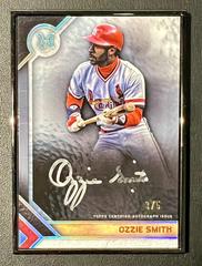 Ozzie Smith [Black] #MFA-OS Baseball Cards 2023 Topps Museum Collection Framed Autographs Prices
