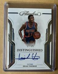 Isiah Thomas #10 Basketball Cards 2022 Panini Flawless Distinguished Auto Prices
