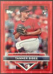 Tanner Bibee [Red] #41 Baseball Cards 2023 Topps Flagship Collection Prices