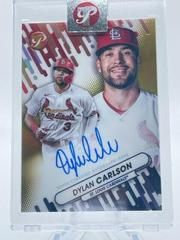 Dylan Carlson [Gold] Baseball Cards 2023 Topps Pristine Fresh Faces Autographs Prices