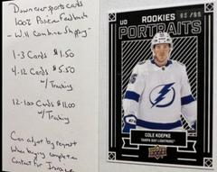 Cole Koepke [Silver] Hockey Cards 2022 Upper Deck UD Portraits Prices