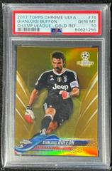 Gianluigi Buffon [Gold Refractor] #74 Soccer Cards 2017 Topps Chrome UEFA Champions League Prices