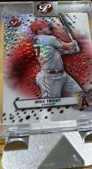 Mike Trout [Red Refractor] Baseball Cards 2023 Topps Pristine Prices