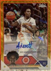 Aden Holloway [Gold RayWave] #CA-AH Basketball Cards 2023 Topps Chrome McDonald's All American Autographs Prices