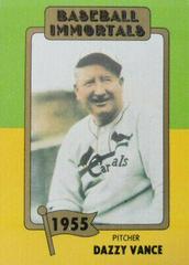 Dazzy Vance Baseball Cards 1980 Baseball Immortals Prices