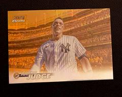Aaron Judge [Chrome Orange] Baseball Cards 2023 Stadium Club Prices