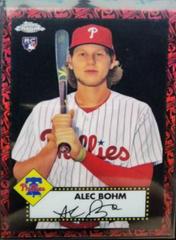 Alec Bohm [Black Red Mini Diamond] #1 Baseball Cards 2021 Topps Chrome Platinum Anniversary Prices