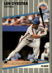 Len Dykstra #33 Baseball Cards 1989 Fleer Prices