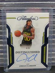 Jordan Clarkson [Blue] #19 Basketball Cards 2022 Panini Flawless Distinguished Auto Prices
