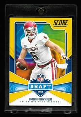 Baker Mayfield [Gold] #17 Football Cards 2018 Score NFL Draft Prices