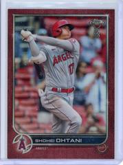 Shohei Ohtani [Ben Baller Red] #1 Baseball Cards 2022 Topps Chrome Prices