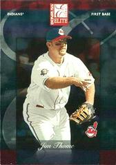 Jim Thome #36 Baseball Cards 2002 Donruss Elite Prices