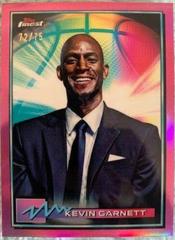 Kevin Garnett [Pink Refractor] Basketball Cards 2021 Topps Finest Prices