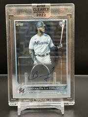 Bryan De La Cruz #CAA-BCR Baseball Cards 2022 Topps Clearly Authentic Autographs Prices