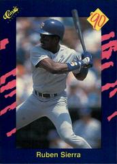 Ruben Sierra #7 Baseball Cards 1990 Classic Prices