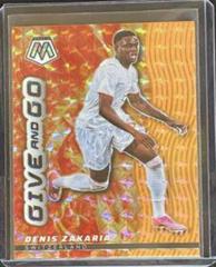 Denis Zakaria [Orange Fluorescent] Soccer Cards 2021 Panini Mosaic Road to FIFA World Cup Give and Go Prices