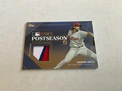 Aaron Nola [Gold] #PPR-AN Baseball Cards 2024 Topps Postseason Performance Relic Prices