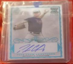 Pete Crow Armstrong [Platinum] #A-PCA Baseball Cards 2020 Leaf Trinity Autographs Prices