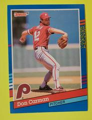Donald  Wayne Carman #377 Baseball Cards 1991 Donruss Prices