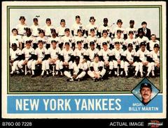 Yankees Team #17 Baseball Cards 1976 O Pee Chee Prices