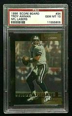Troy Aikman Football Cards 1996 Panini Score Board NFL Lasers Prices