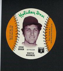Steve Braun Baseball Cards 1977 Holiday Inn Discs Prices