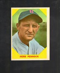 Herb Pennock #35 Baseball Cards 1960 Fleer Prices