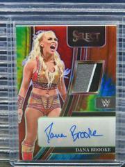 Dana Brooke [Tie Dye Prizm] #AM-DBK Wrestling Cards 2022 Panini Select WWE Autograph Memorabilia Prices