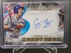 Corey Seager [Inception] #IDG-CS Baseball Cards 2023 Topps Inception Dawn of Greatness Autographs Prices
