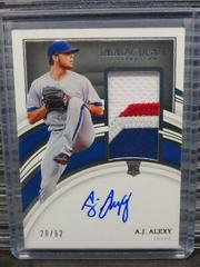 A.J. Alexy [Patch Autograph Jersey Number] #131 Baseball Cards 2022 Panini Immaculate Prices