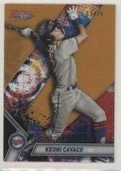 Keoni Cavaco [Orange Refractor] Baseball Cards 2019 Bowman's Best Top Prospects Prices