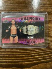 Adam Cole [Pink] #TF-13 Wrestling Cards 2022 Upper Deck Allure AEW Title Fights Prices