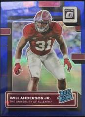 Will Anderson Jr. [Blue] #3 Football Cards 2023 Panini Chronicles Draft Picks Donruss Optic Rated Rookie Prices
