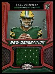 Sean Clifford [Red] #NGJM-18 Football Cards 2023 Panini Certified New Generation Jerseys Mirror Prices