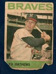 Eddie Mathews #35 Baseball Cards 1964 Venezuela Topps Prices