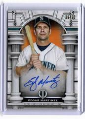 Edgar Martinez [Orange] #OA-EM Baseball Cards 2023 Topps Tribute Olympus Autographs Prices