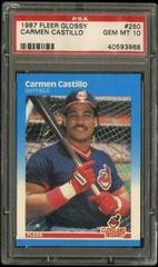 Carmen Castillo #250 Baseball Cards 1987 Fleer Glossy Prices