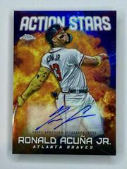Ronald Acuna Jr. [Autograph] #AS-5 Baseball Cards 2023 Topps Update Action Stars Prices