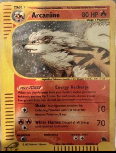 Arcanine [Reverse Holo] #H2 Pokemon Skyridge