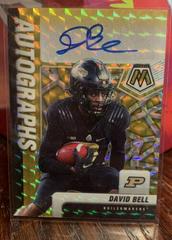 David Bell [Gold] #A-DBE Football Cards 2022 Panini Mosaic Draft Picks Autographs Prices