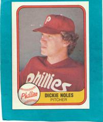 Dickie Noles #12 Baseball Cards 1981 Fleer Prices